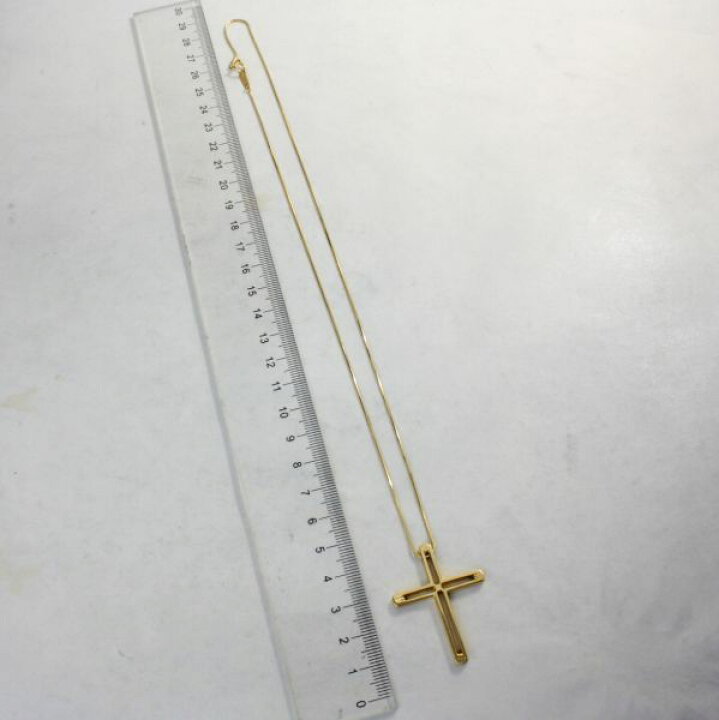 楽天市場】【中古】 18金 ダイヤ 0.53ct クロスペンダント付 