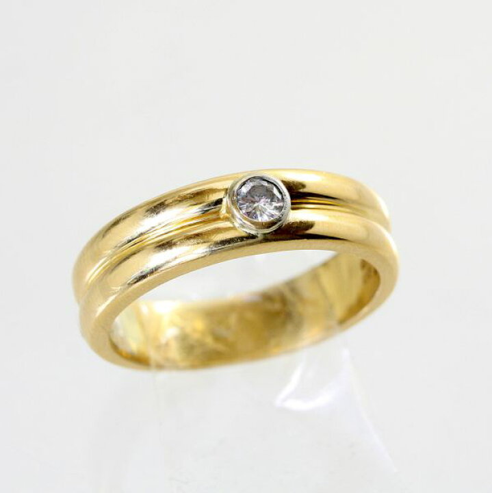 楽天市場】【中古】 18金，プラチナ ダイヤ 0.17ct 七福神内彫 