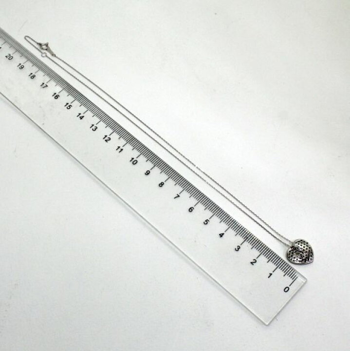 楽天市場】【中古】 18金WG ダイヤ 0.50ct ハートネックレス 