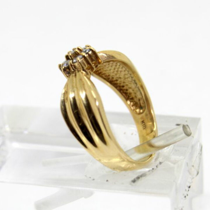 楽天市場】【中古】 18金 ダイヤ 0.15ct リング 11号 : Discount 