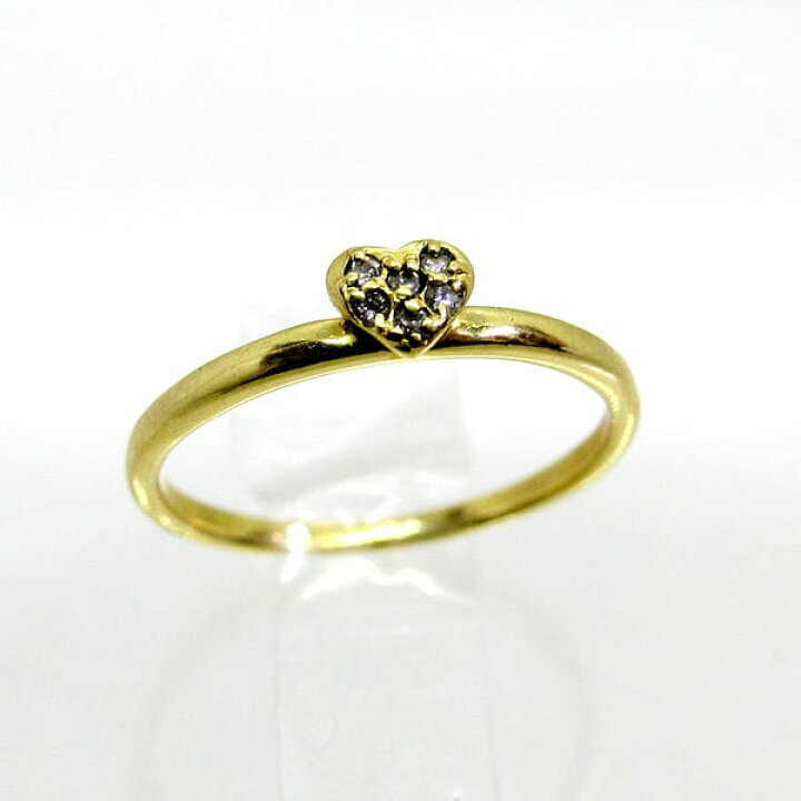 楽天市場】【中古】18金 ダイヤ 0.05ct リング 9号 : Discount Store 
