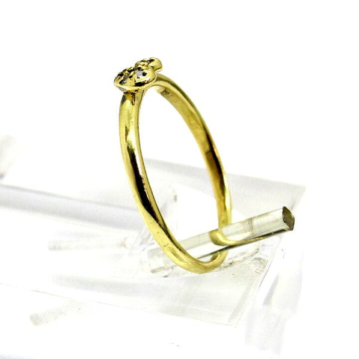 楽天市場】【中古】18金 ダイヤ 0.05ct リング 9号 : Discount Store 
