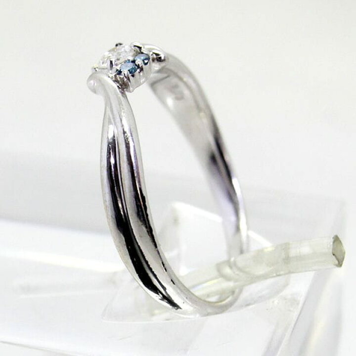 楽天市場】【中古】18金WG ダイヤ リング 9号 : Discount Store 