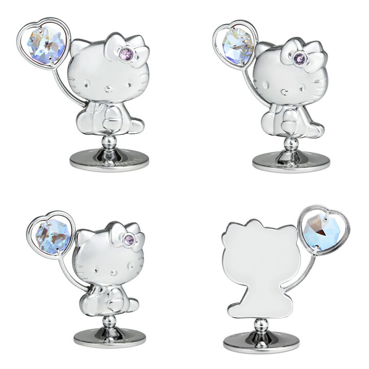 人気の贈り物が ハローキティ 置物 ２ 誕生日 プレゼント ギフト 女性 女の子 キティちゃん キティ サンリオ キャラクター 高級 クリスタル Supplystudies Com