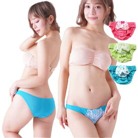 ラポーム スキャンティ セクシーショーツ レディース スキャンティー 綿100％ セクシー 下着 セクシーランジェリー インゴム ロリパン ショーツ フロントレース＆リボン付き 可愛い パンティ Mサイズ 日本製 113077