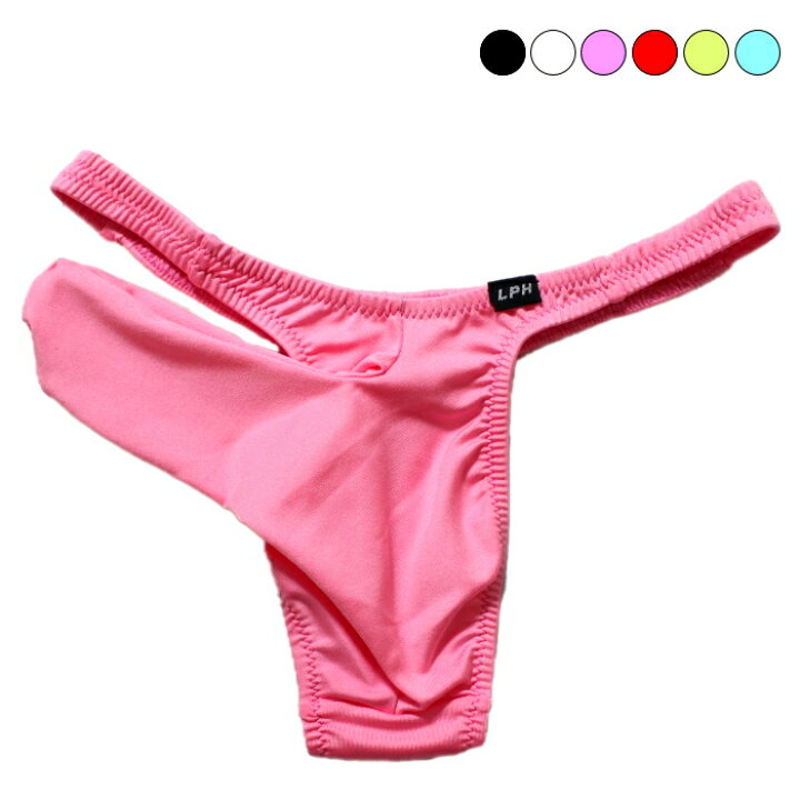 [1枚ピンク] セクシーパンツ　メンズ　パンツ　Tバック　アンダーウェア