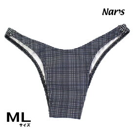 ナルズ ユニセックス 男女兼用 ショーツ ジェンダーレス ビキニ ハーフバック ショーツ メンズ 男性 下着 2wayストレッチ チェック柄 日本製 M L サイズ Nars 01158