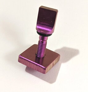 チタン製 工具不要 フィン スクリュー ロングボード用 センターフィン SUP airSUP 用 ボルト ねじ ボックス 固定ボルト サーフィン US box用 FU box用 AIR7 PINK 1個