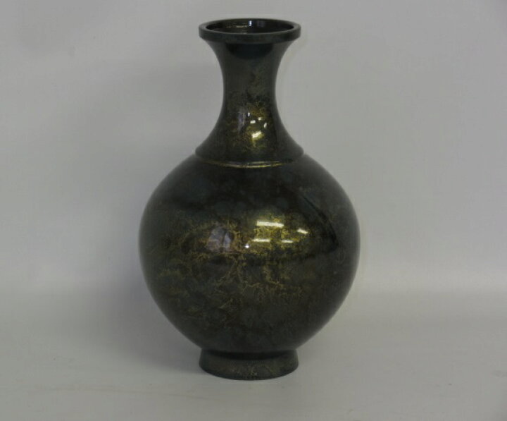 楽天市場 未使用品 峰雲 花瓶 高岡銅器 青銅器 松美堂 高級美術 花器 一輪挿し 伝統工芸品 美術工芸品 記念品 花 リビング館 楽天市場店