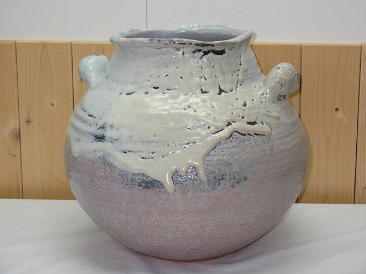 楽天市場】【中古】 吉田仙萩 壺 萩焼 高さ30cm 萩 焼き物 つぼ 花器 