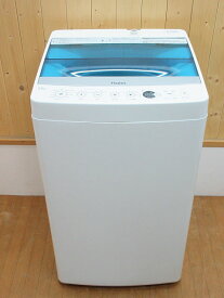 中古　洗濯機　ハイアール　JW-C55A　5.5kg　ホワイト　2018年製　Haier　全自動洗濯機　3Dウィングパルセーター　風乾燥　しわケア　白　高濃度洗浄機能　お急ぎコース10分　中古洗濯機