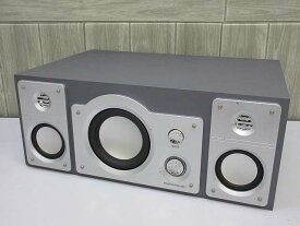 【中古】　リアル　ホームシアタースピーカー　RW-8000　　　　　REAL　ALL-IN-ONE2.1ch　シルバー　スピーカー　　　　　ウーハー　ウーファー　重低音　臨場感　音響システム