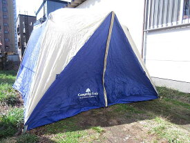 【中古】 キャンピングフィールド テント TRAPEZIUM DOME 270 Camping Field ブルー 青 4～5人用 アウトドア ファミリー 大型 収納袋付き ドームテント