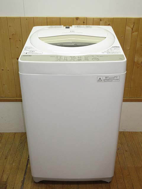 楽天市場】【中古】 東芝 全自動洗濯機 AW-5G3 5kg グランホワイト 