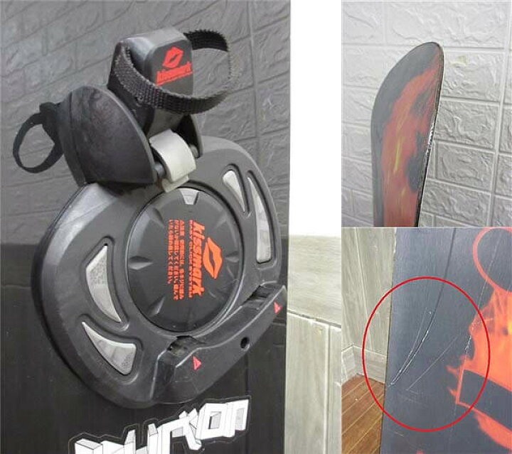 楽天市場】【中古】 キスマーク スノーボード 2点セット 144cm 黒  