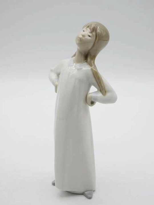 楽天市場】【中古】 リヤドロ 陶器人形 4872 ストレッチをする少女 