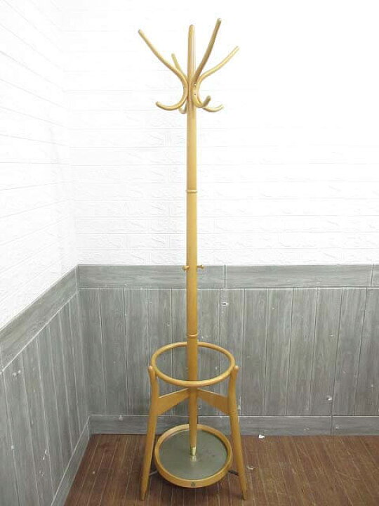 楽天市場】【中古】 秋田木工 ポールハンガー ナチュラル 高さ185cm 