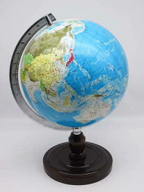 【中古】　クツワ　地球儀　11号　球径30cm　起伏なし　学習向け　　　　　卓上　ベーシック　地図　地理　教材　インテリア