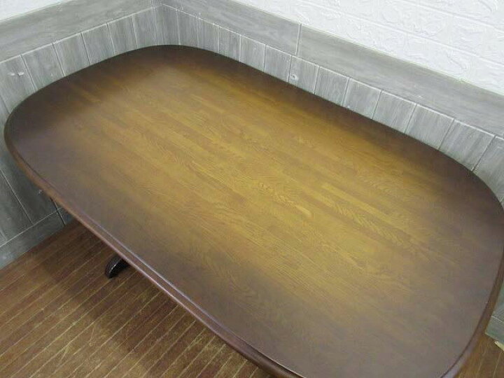 楽天市場】【中古】キツツキマーク ダイニングテーブル ダークブラウン 