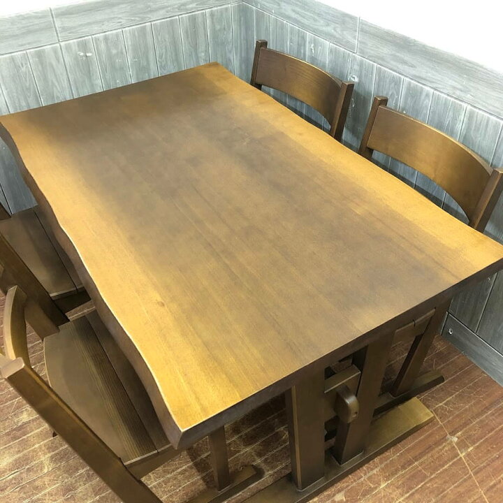 楽天市場】【中古】キツツキマーク ダイニング5点セット ダーク 