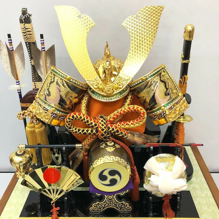 楽天市場】【中古】 寿慶 兜飾り ケース付き 彫金兜 12号 G002A