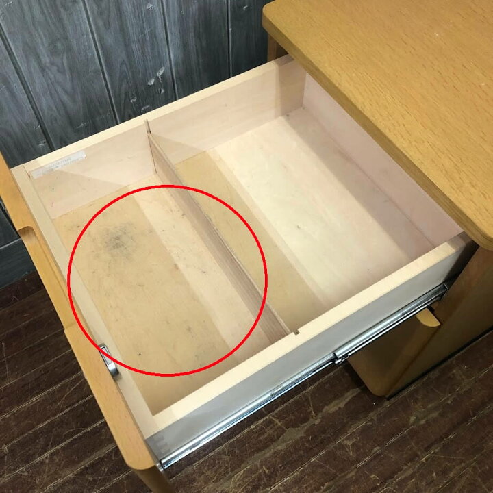 楽天市場】【中古】 カリモク 袖机 ティポリーノ ナッツシェル色 
