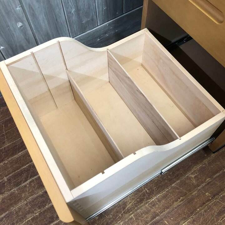 楽天市場】【中古】 カリモク 袖机 ティポリーノ ナッツシェル色 