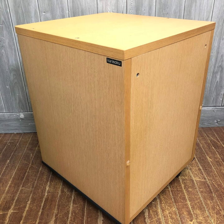 楽天市場】【中古】 カリモク 袖机 ティポリーノ ナッツシェル色 