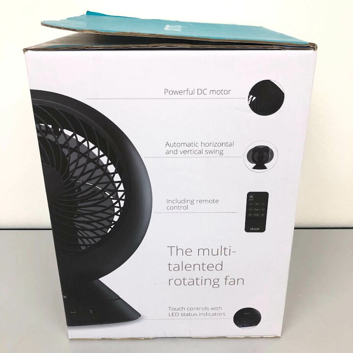 楽天市場】【未使用品】 duux 3Dサーキュレーター ブラック Globe 首 