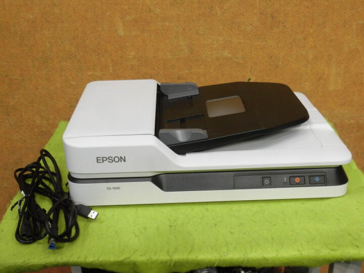 楽天市場】【中古】EPSON DS-1630 A4 フラットベット&ADF スキャナー 