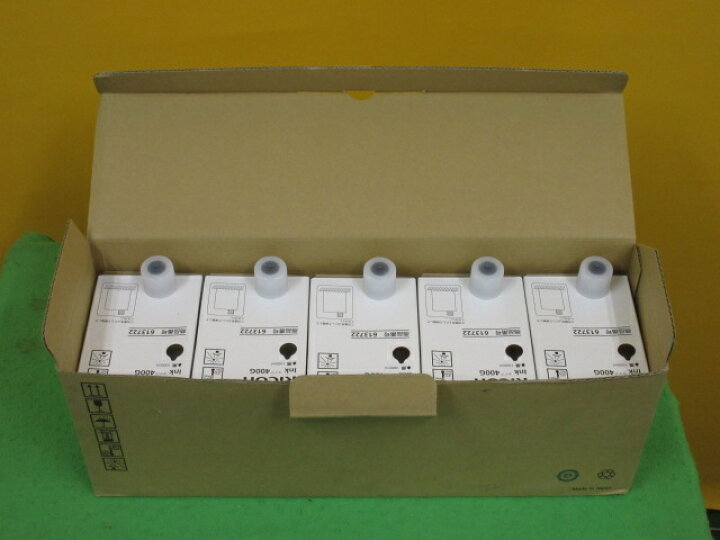 楽天市場】期限切れ【未使用】RICOH/リコー 純正 インク 400G 5本 