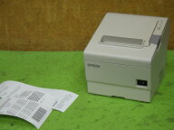 【中古】EPSON TM-T88V サーマルレシートプリンタ USB接続 ◎簡易チェック 印字確認済み▼ACアダプタ無し…