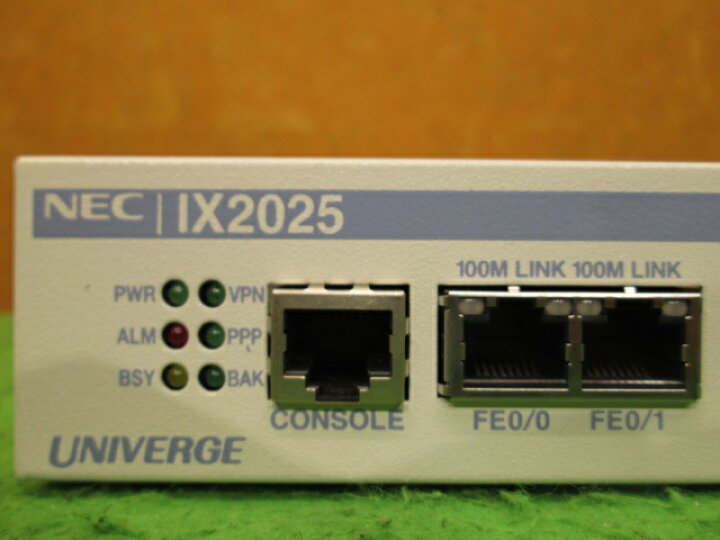 楽天市場】【中古】NEC UNIVERGE IX2025 VPN対応高速アクセスルーター 