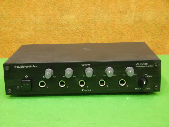 楽天市場】【中古】audio-technica AT-HA65 ヘッドホンアンプ ◎出力 
