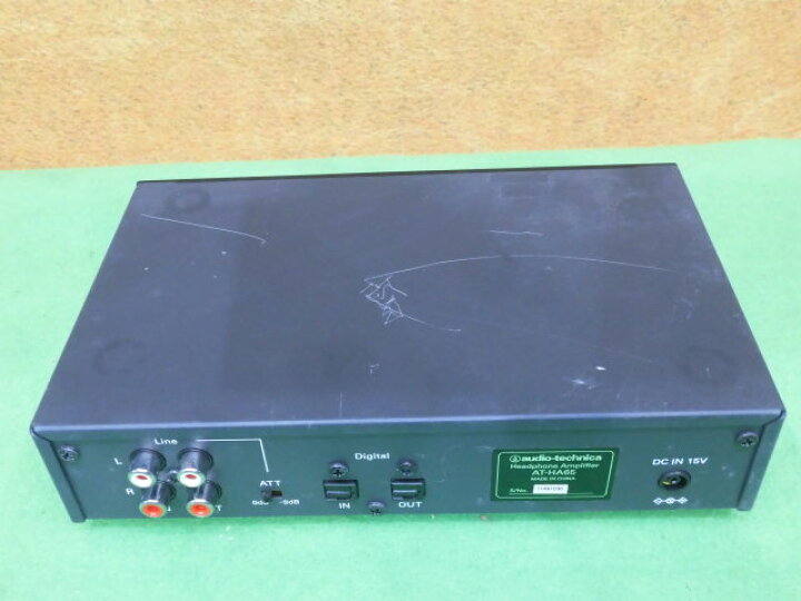 楽天市場】【中古】audio-technica AT-HA65 ヘッドホンアンプ ◎出力 