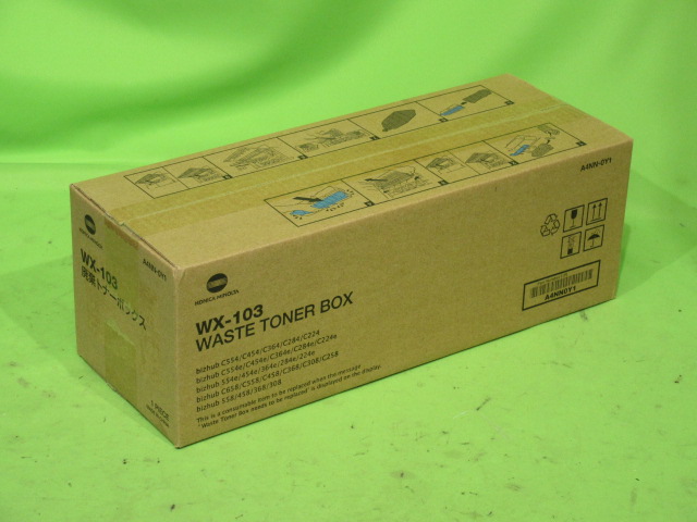 WX-103 KONICA MINOLTA 純正 廃トナーボックス WX-103 Waste Toner Box A4NN-0Y1 bizhub C224(e) 284(e) 364(e) 等 コニカミノルタ [B8995]