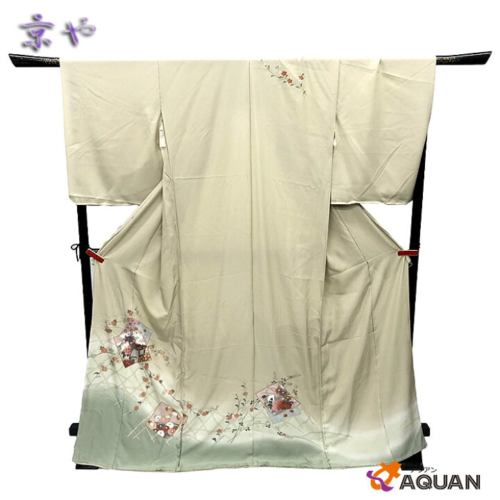 楽天市場】【アウトレット展示品】スーパーSALE京やN043 正絹 反物 仮 