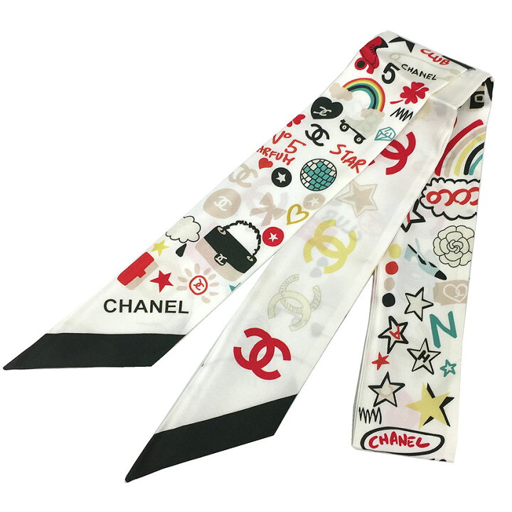 楽天市場】訳あり シャネル CHANEL タイスカーフ リバーシブル 