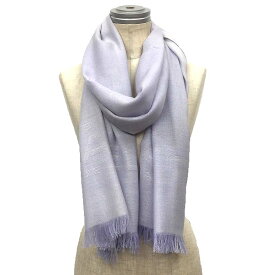 セール　シャネル　CHANEL　カシミヤ　ストール　ショール　ライトパープル【中古】シャネル　ストール　 aq9486