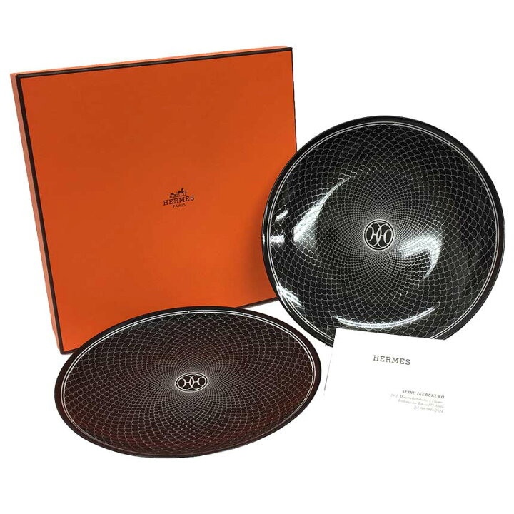楽天市場】セール エルメス プレート ペア HERMES H Deco アッシュデコ 