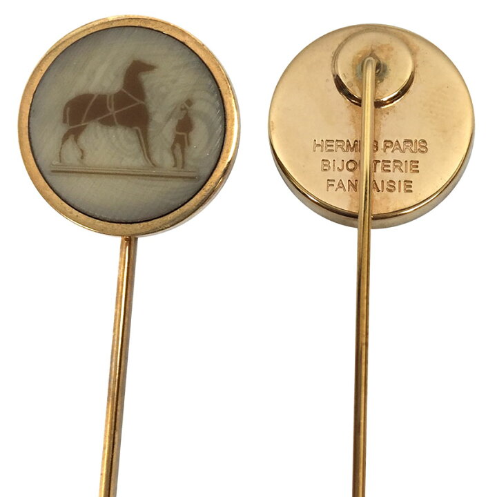 楽天市場】セール 全国送料無料 エルメス HERMES コロゾ ピンブローチ  