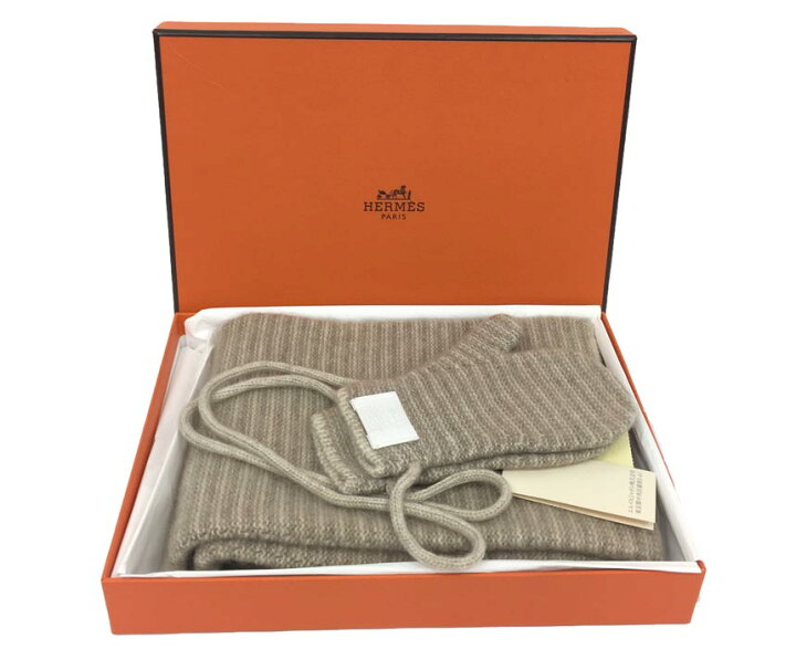 楽天市場】SALEレア物 希少HERMES エルメス マフラー＆手袋セット 