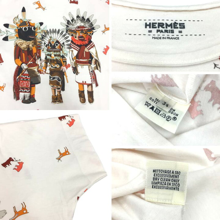 楽天市場】セール 希少 HERMES エルメス クルーネック 半袖 Tシャツ  
