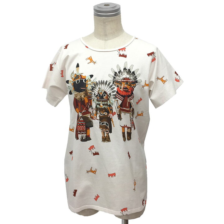 楽天市場】希少 HERMES エルメス クルーネック 半袖 Tシャツ Kachinas 