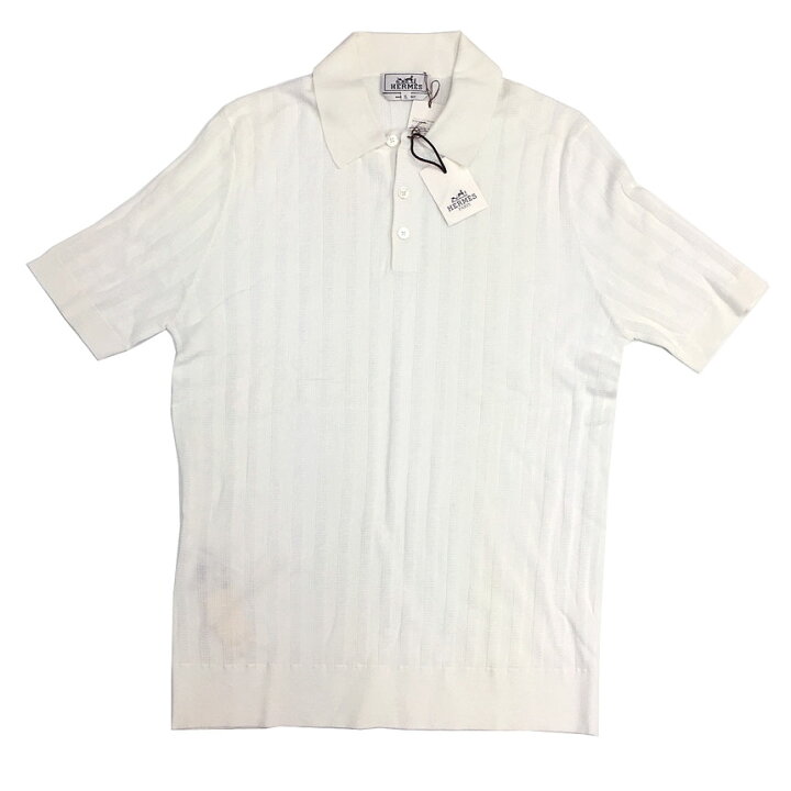 楽天市場】セール HERMES エルメス 半袖 ポロニット ポロシャツ XL  