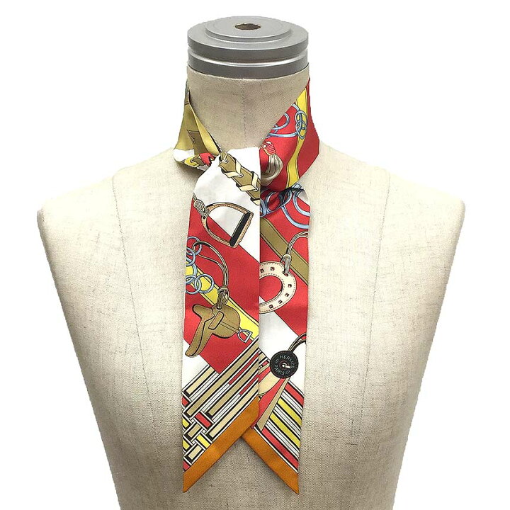 楽天市場】HERMES エルメス ツイリー スカーフ Twilly Scarf 