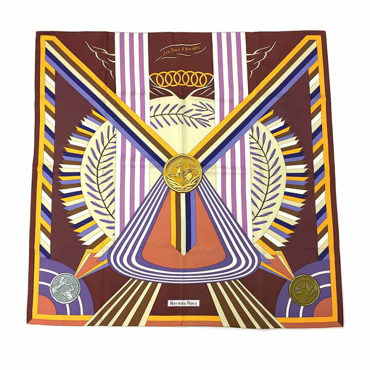 楽天市場】レア物！希少品！HERMES エルメス カレ90 スカーフ 