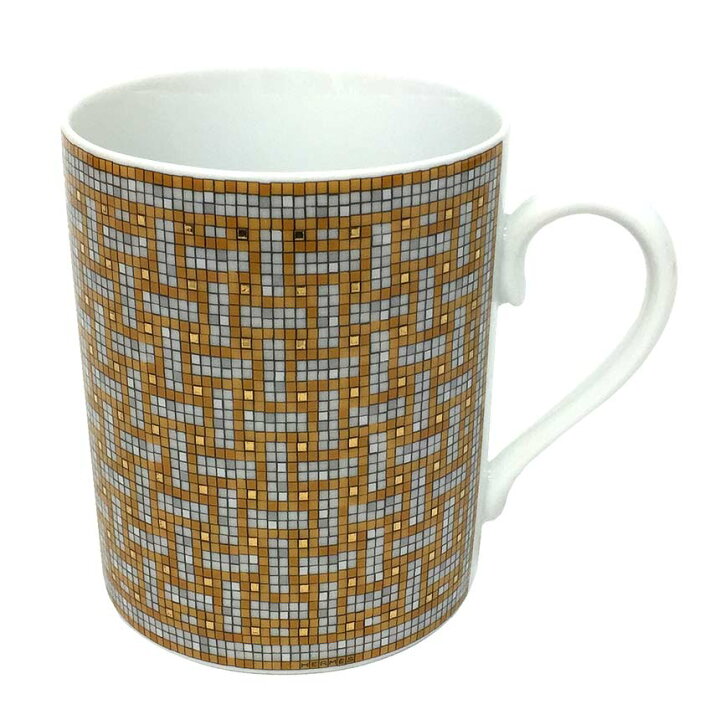 楽天市場】HERMES エルメス マグカップ モザイク ヴァンキャトル 300ml 