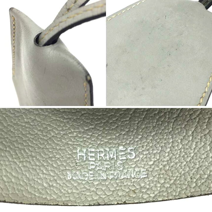 楽天市場】エルメス HERMES レザー クロシェット ネックレス キーベル 