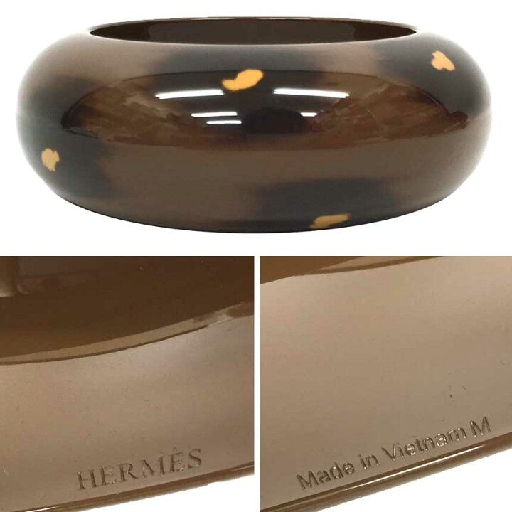 楽天市場】HERMES エルメス レオパード バングル フェランGM 